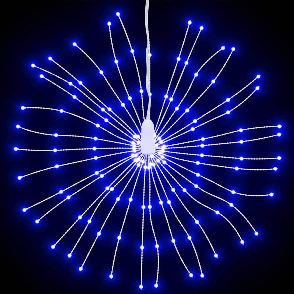 Lot de 4 Étoiles Feu d'Artifice 560 LED Cuivre Déco Noël Bleu 17 cm – ComfortXL Outdoor Living - Image 4