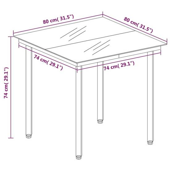 Ensemble Repas Jardin 2P Rotin PVC Coussins Blanc Crème Marron – ComfortXL Outdoor Living - Image 7
