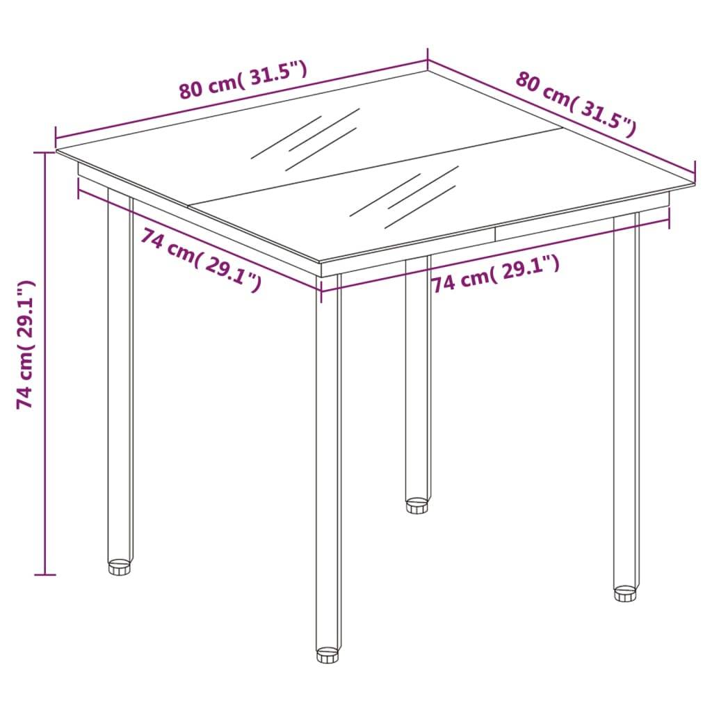 Ensemble Repas Jardin 2P Rotin PVC Coussins Blanc Crème Marron – ComfortXL Outdoor Living - Image 7