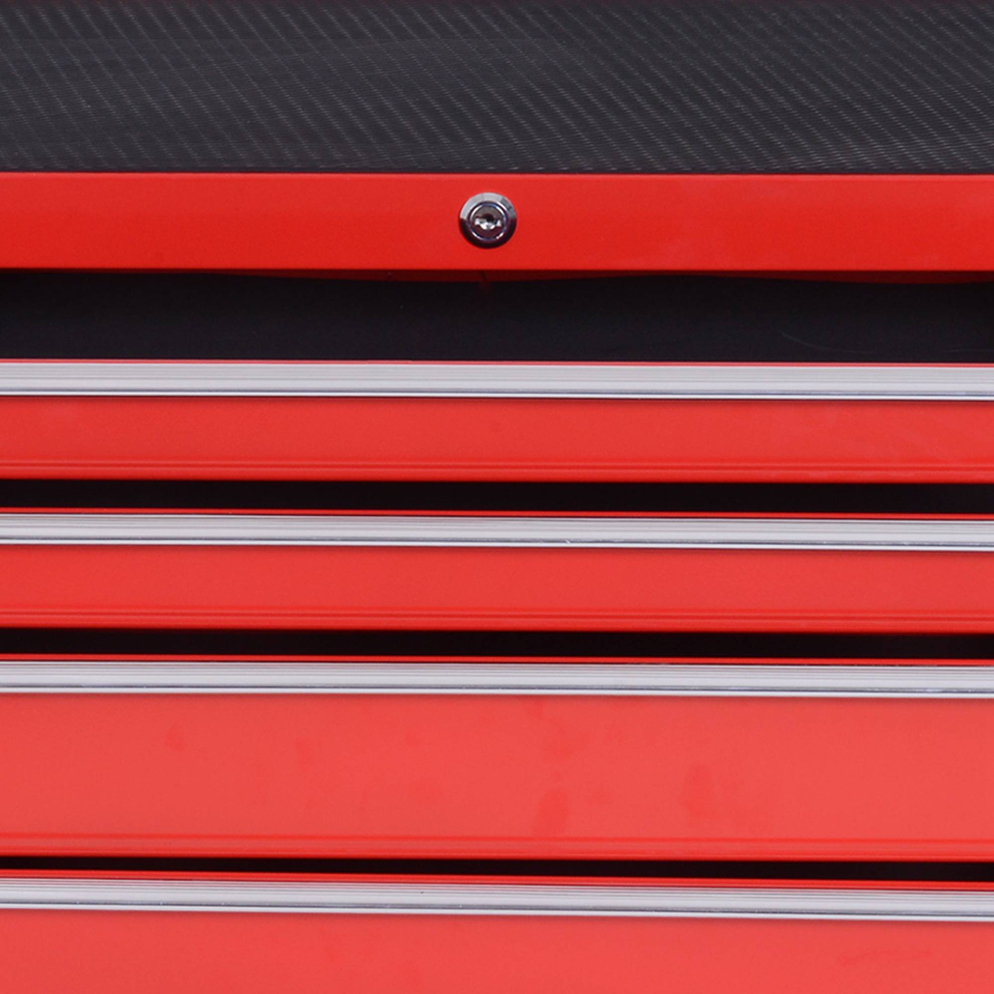 Sans Marque - Chariot outils, 2 petits & 5 grands tiroirs, acier, 150 kg, 69 x 33 x 75 cm, rouge - Image 10