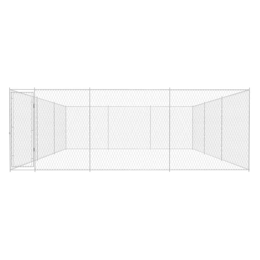 Vidaxl - Chenil extérieur pour chiens Acier galvanisé 570x570x185 cm vidaXL 145034 - Image 6