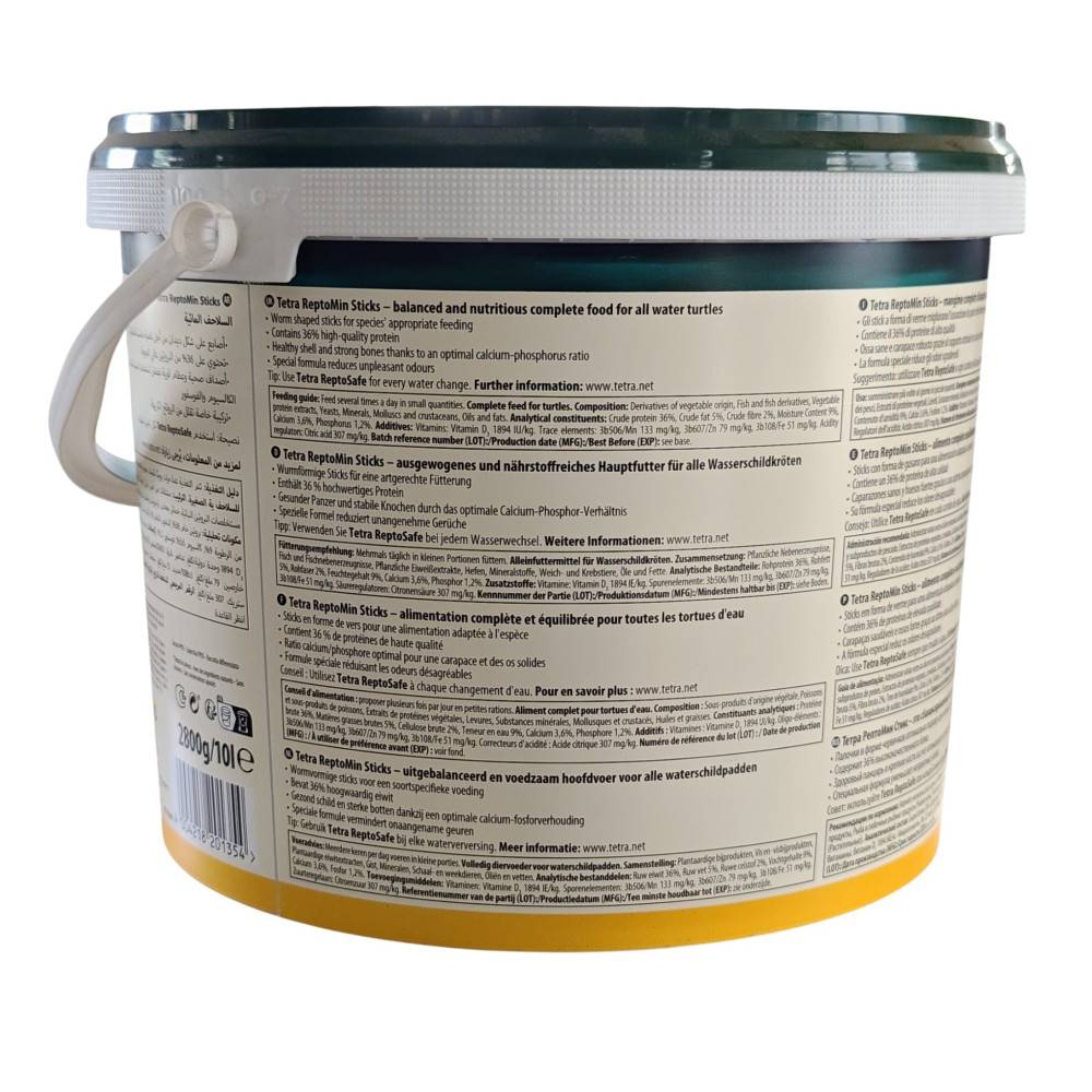 Tetra - ReptoMin sticks, 2.8 kg -10 litres aliment complet pour tortues aquatiques - Image 3