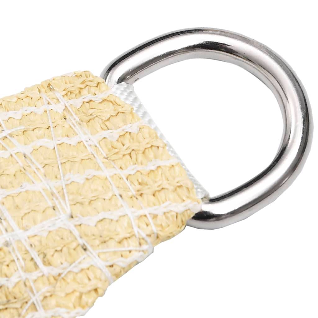 Helloshop26 - Voile d'ombrage 160 g/m² beige 4 x 5 x 5 m PEHD - Image 4