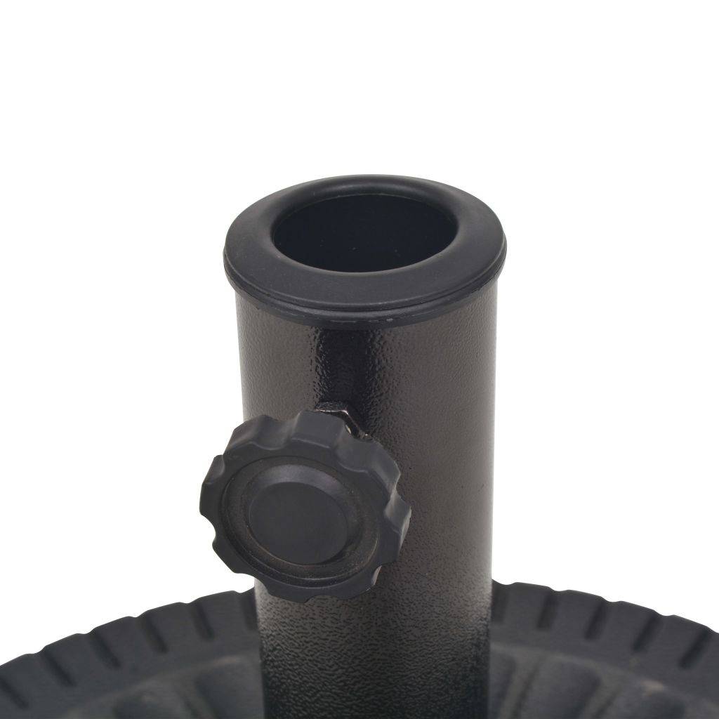 Helloshop26 - Pied base socle de parasol résine rond diamètre 38 et 48 mm noir 14 kg - Image 4