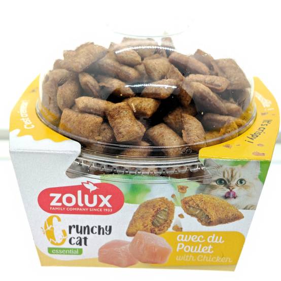 Zolux - Friandise Crunchy Cat Poulet 80 gr pour chat - Image 1
