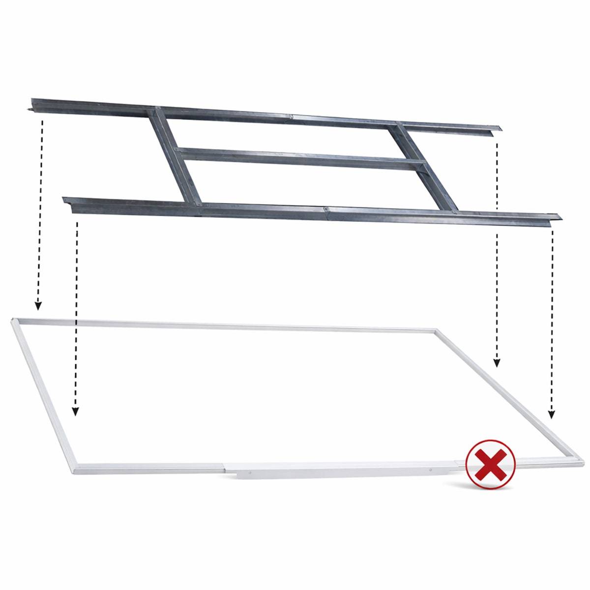 Kit plancher pour abri de jardin avec bûcher Trigano de 4,85 m² - Image 1