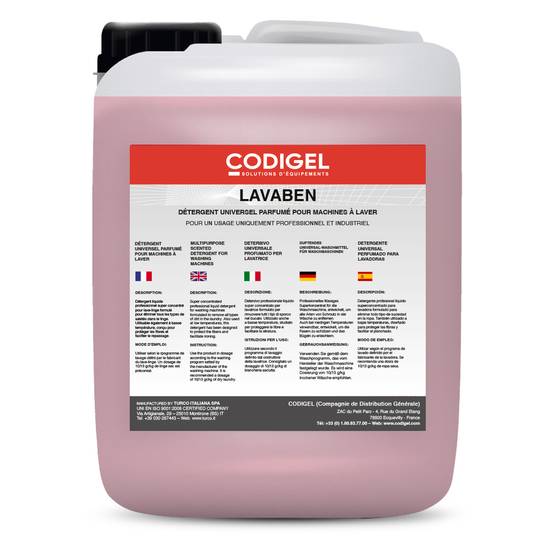Détergent Liquide Super Concentré pour Lave-Linges - Bidon de 20 kg - Codigel