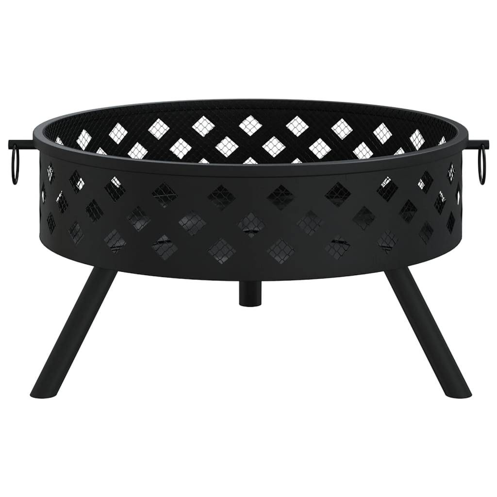 ComfortXL - Brasero Foyer de Jardin 58 cm en Acier Noir sur Pieds avec Tisonnier – ComfortXL Outdoor Living - Image 4