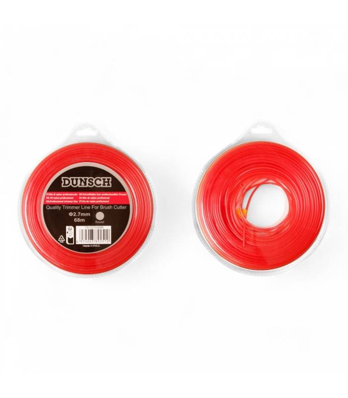Fil nylon pour débroussailleuse et coupe-bordure, rond 2,7mm 68m - DUNSCH 7311270068R - Image 1