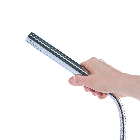 Beliani - Douche d'extérieur Acier inox Argenté APOERA - 17x52x211- Beliani - Image 7