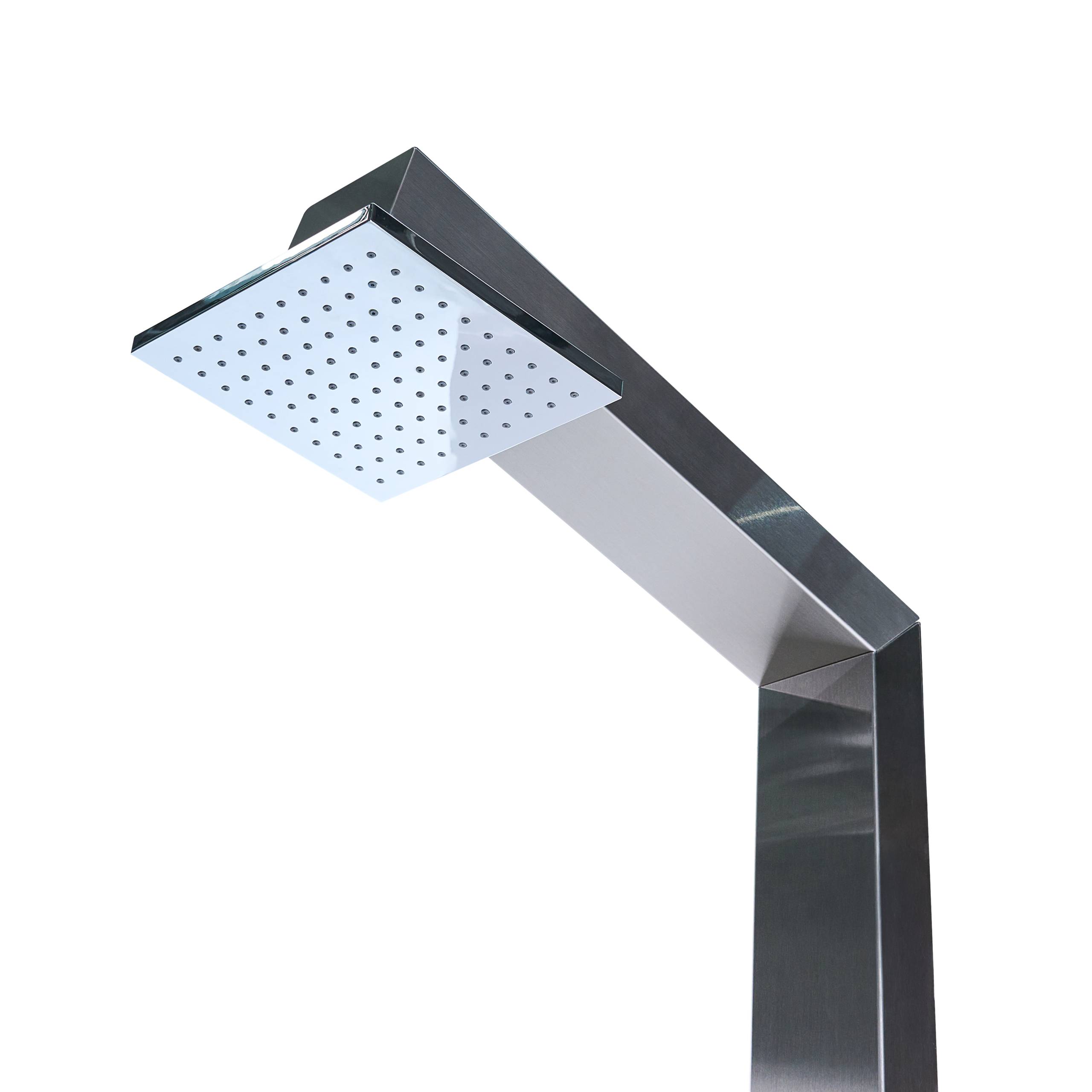 Beliani - Douche d'extérieur Acier inox Argenté APOERA - 17x52x211- Beliani - Image 6