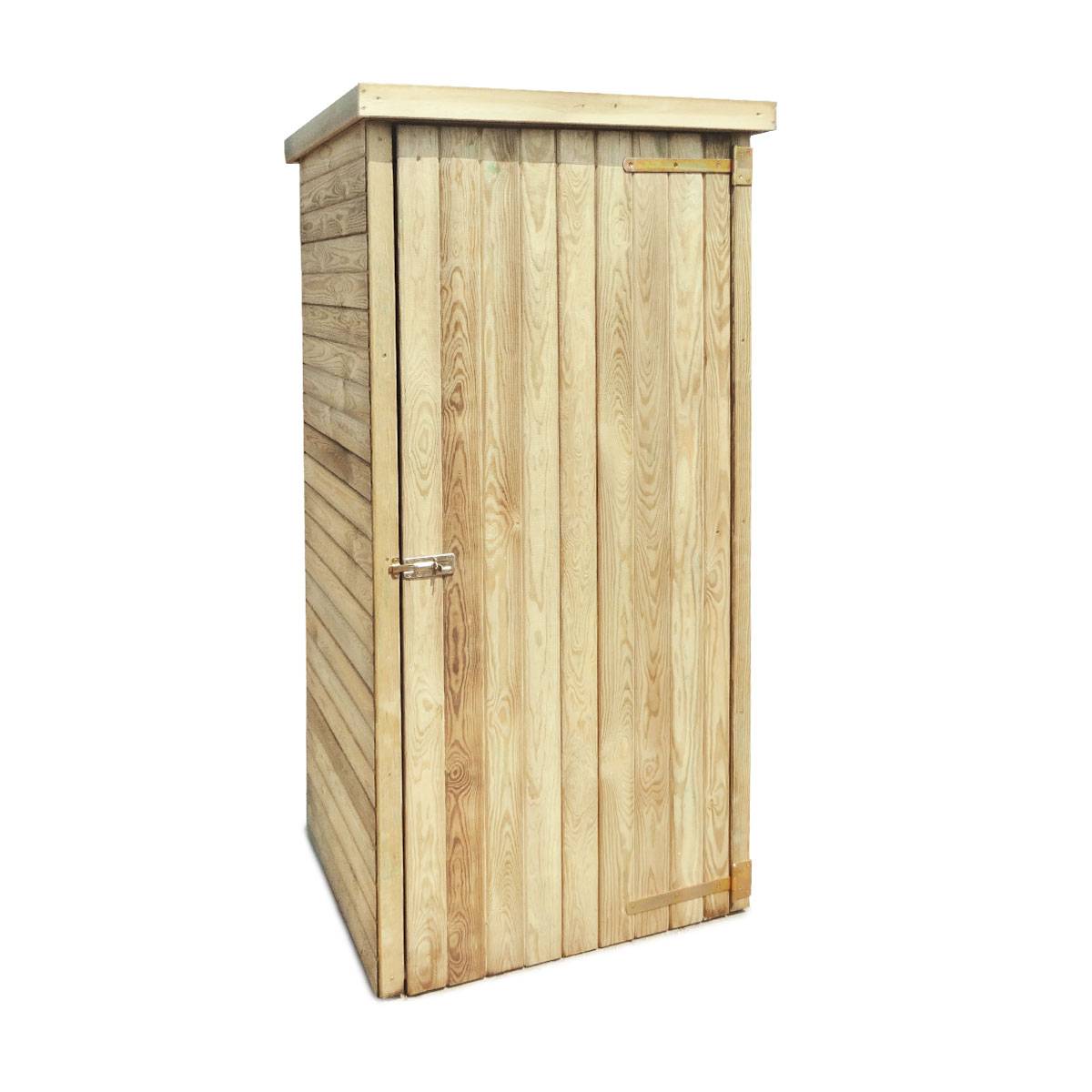 Armoire de rangement en bois Lima 0.6 m² - Cémonjardin - Image 2