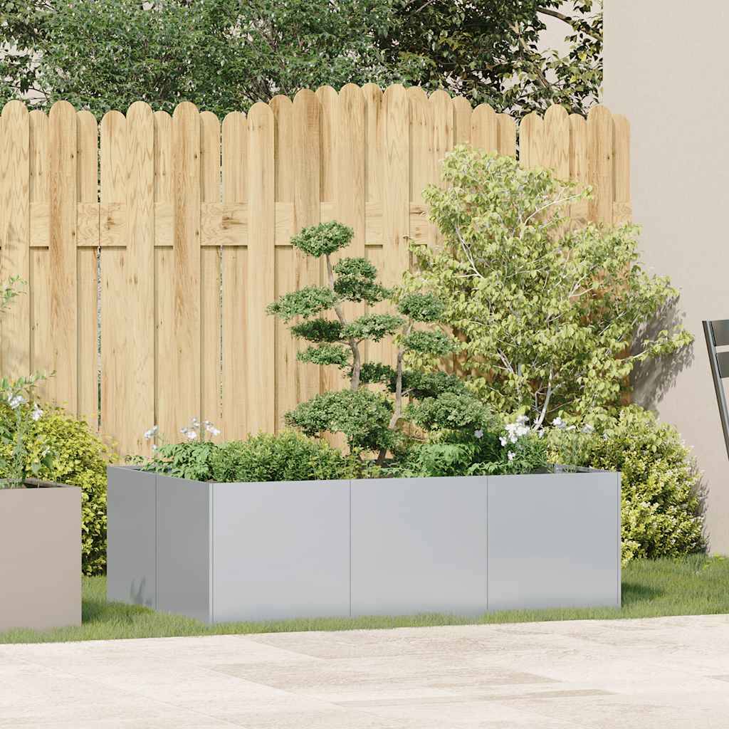 ComfortXL - Grande jardinière rectangulaire Acier Galvanisé jardin 120x80 cm – ComfortXL Outdoor Living - Image 3