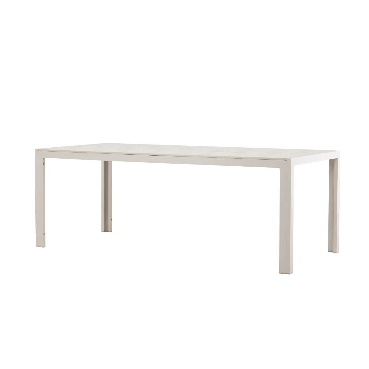 Paris Prix - Table de Jardin "Mirko" 205cm Beige - Image 5