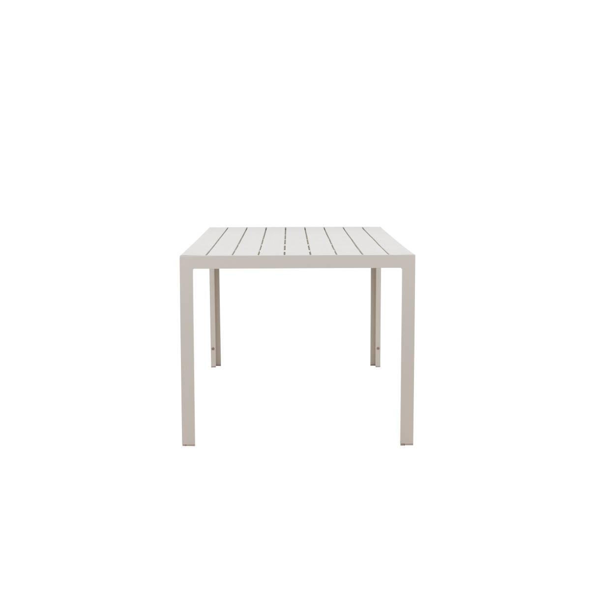 Paris Prix - Table de Jardin "Mirko" 205cm Beige - Image 2