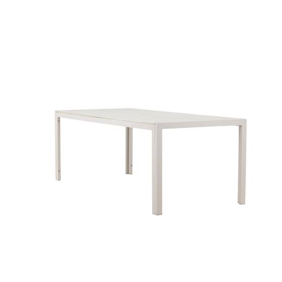 Paris Prix - Table de Jardin "Mirko" 205cm Beige - Image 6