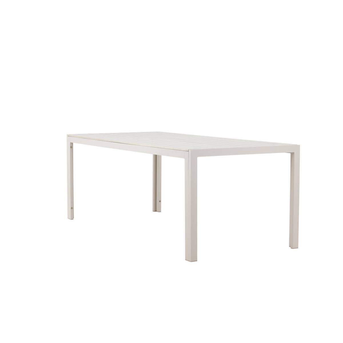 Paris Prix - Table de Jardin "Mirko" 205cm Beige - Image 6