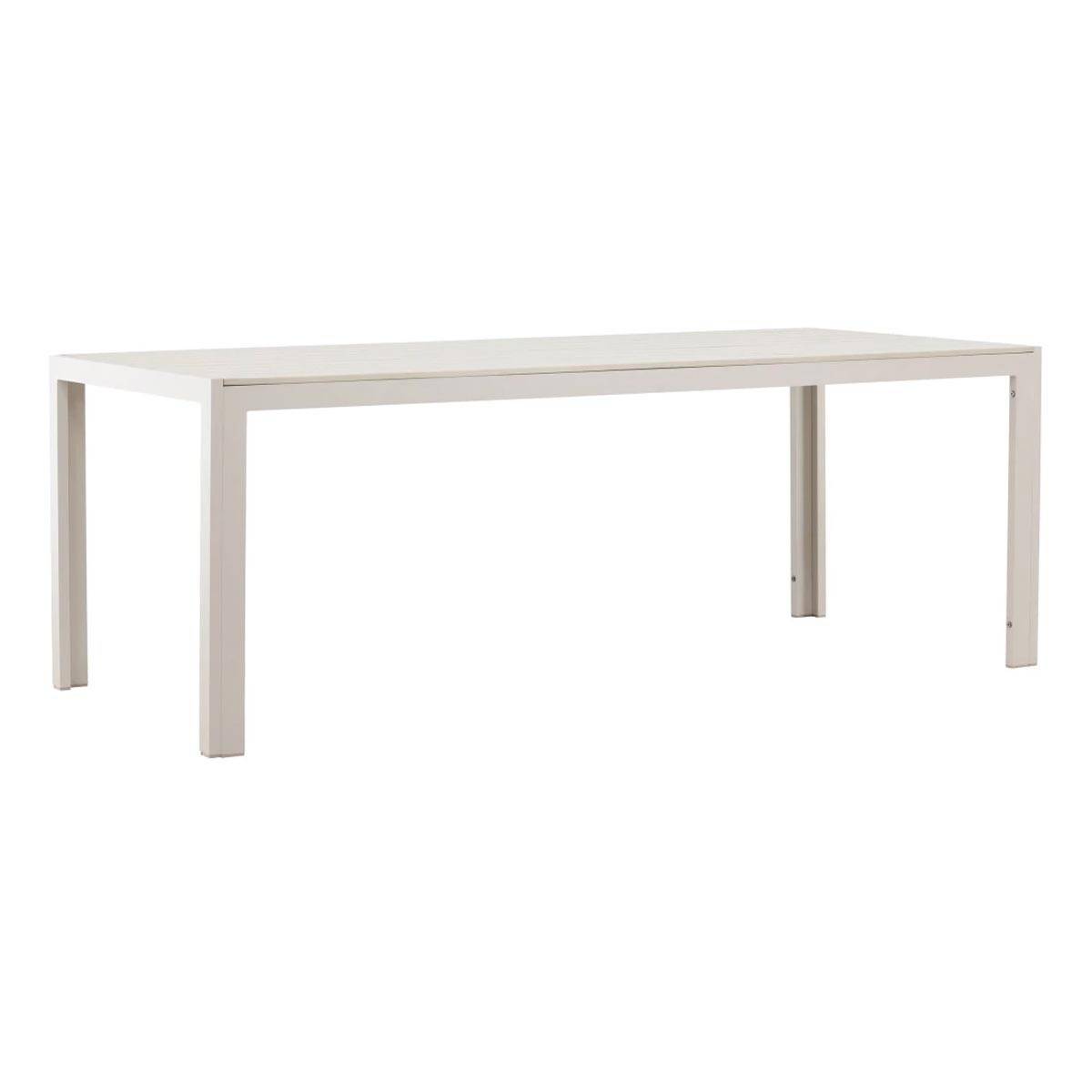 Paris Prix - Table de Jardin "Mirko" 205cm Beige - Image 1