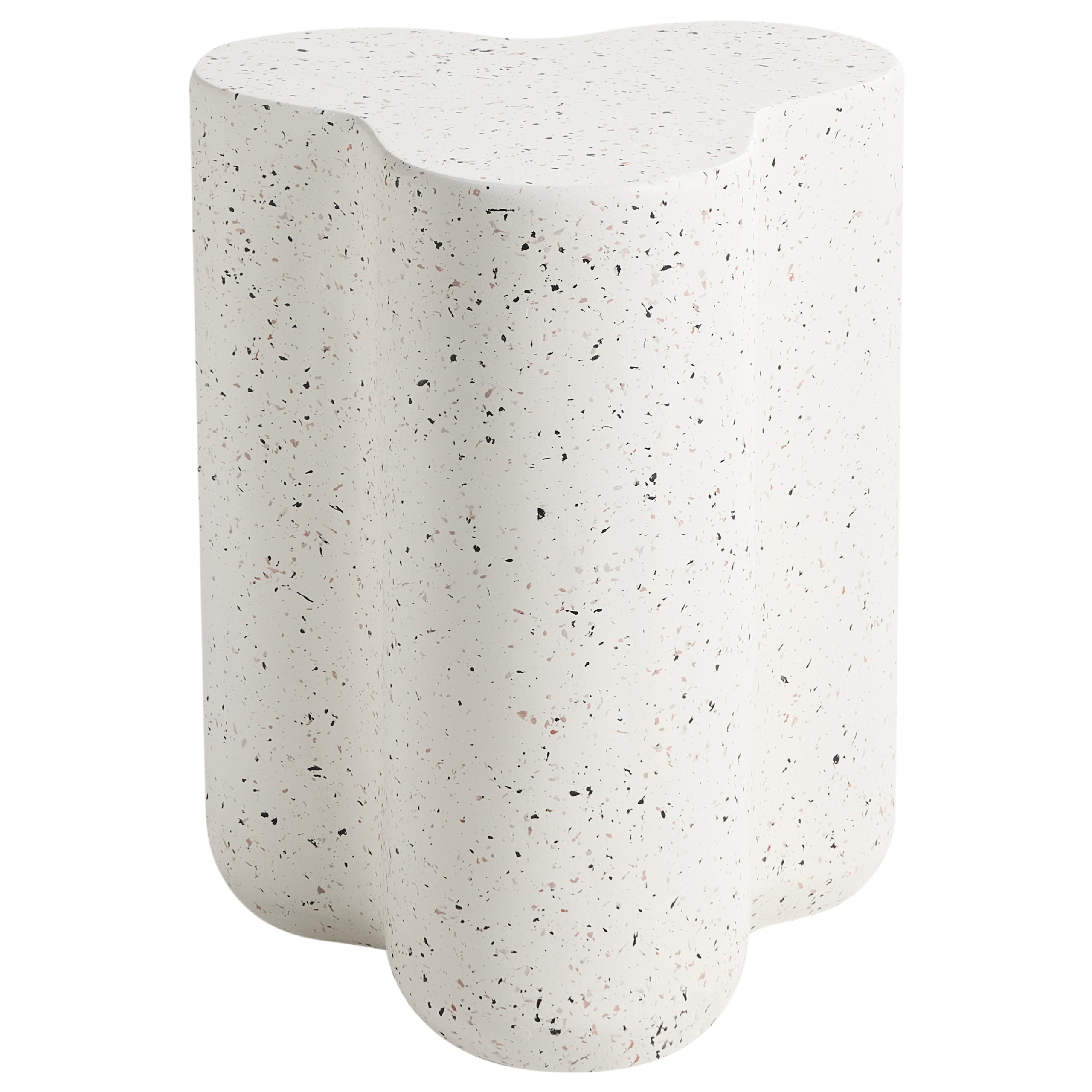 Beliani - Table d'appoint, Oxyde de magnésium Blanc cassé TELLARO - 37x32x46- Beliani - Image 4