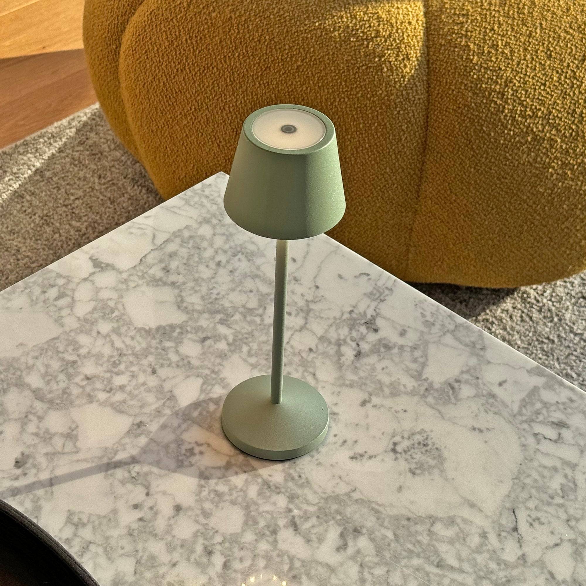 Lumisky - Lampe de table sans fil EMILY Vert H25cm - Image 5