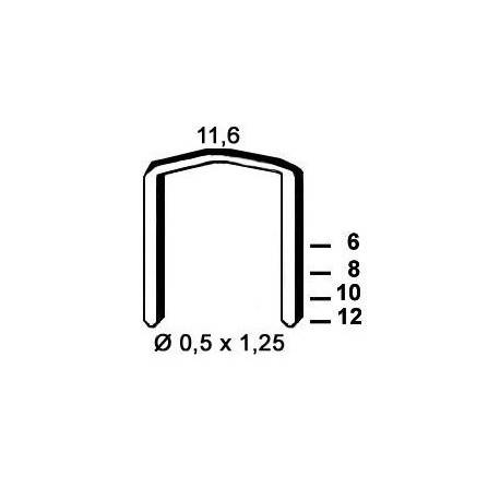 Arca - Agrafes STCR 5019 - 10 mm Galva - Boite de 5000 - ARCA - SASTCR501910 - Image 2
