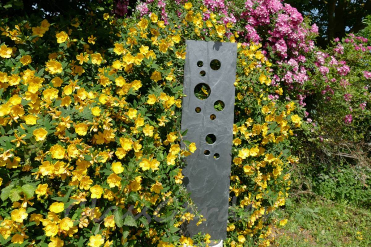 ClassGarden - TOTEM ARDOISE 120 cm - Bullettes - Pack de 2 Totems - Image 1