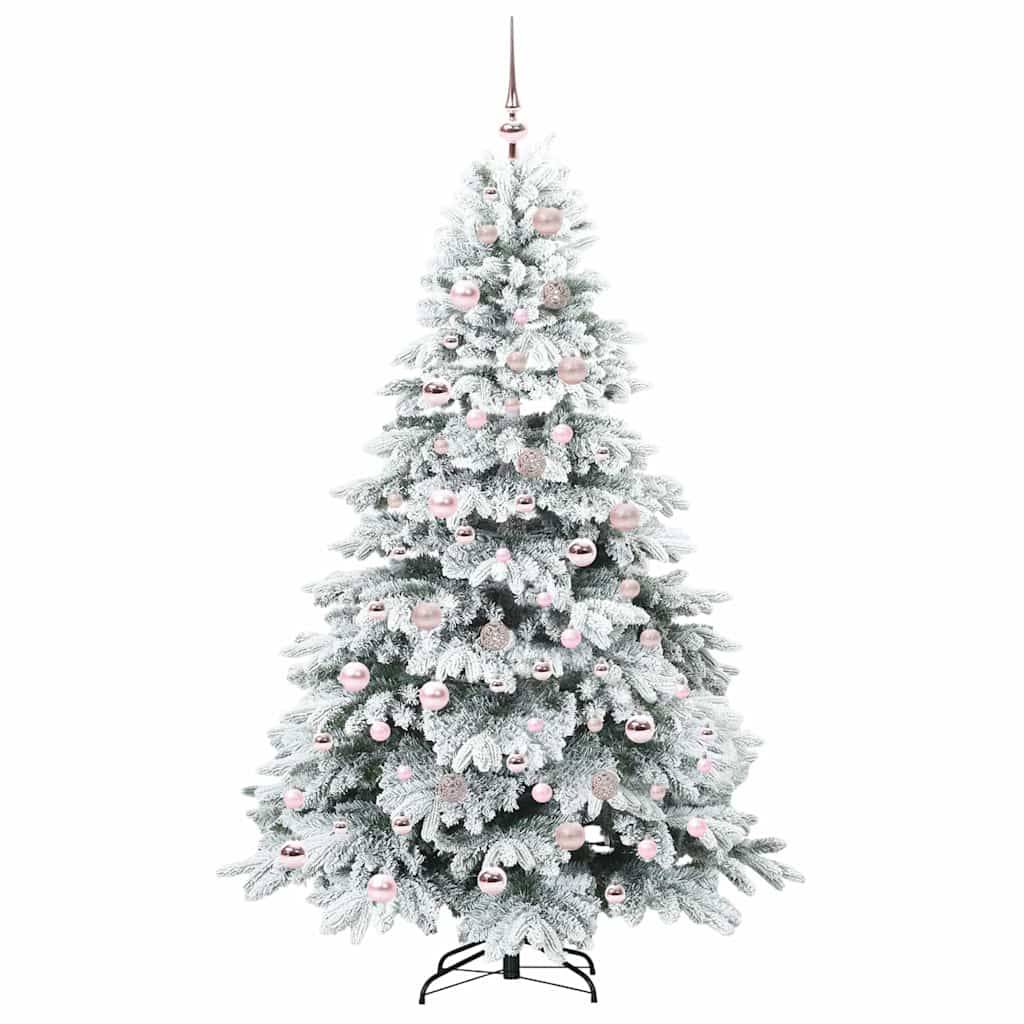 Maison Chic - Sapin de Noël | Arbre de Noël artificiel avec 300 LED Blanc 180 cm PE et PVC Maison Chic - Image 4