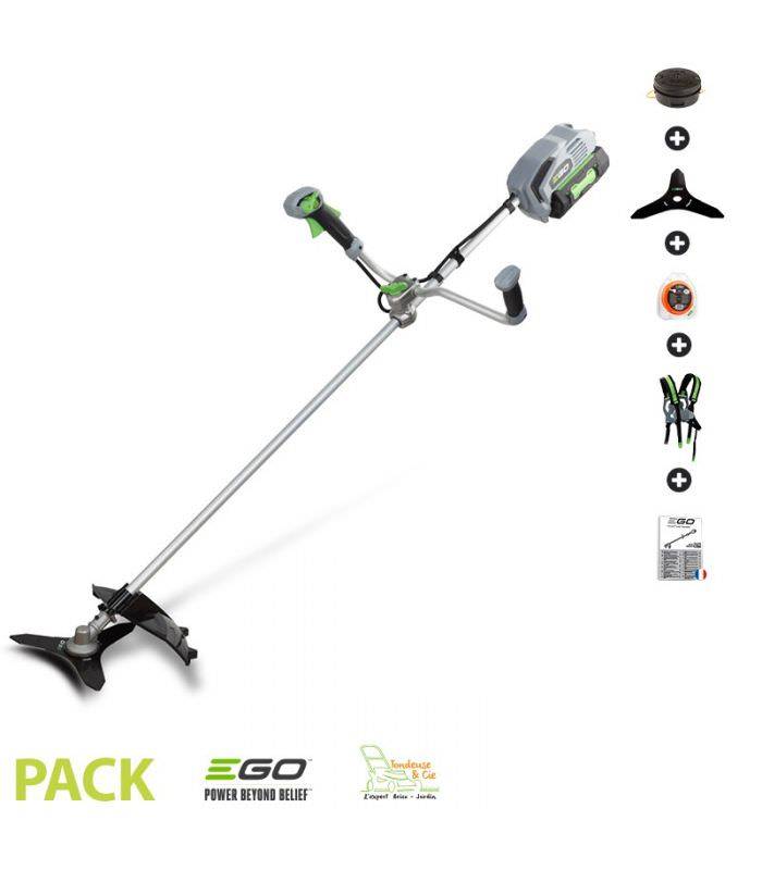 Ego Power + - Pack débroussailleuse électrique sans fil Ego Power BC3800E batterie 56v chargeur et accessoires - Image 1