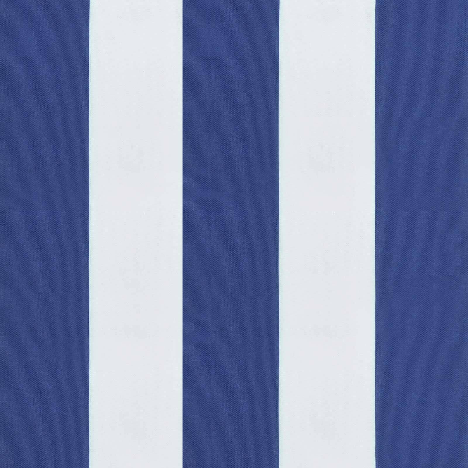 PANGIVO - Coussins d'extérieur tissu bleu et blanc 120 x 50 x 7 cm, poids:3.6kg - PANGIVO - Image 8