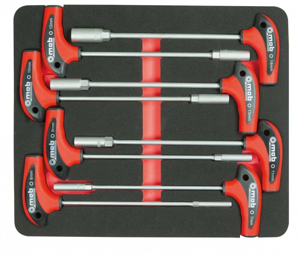 Module mousse de 8 clés emmanchées en t - MOB