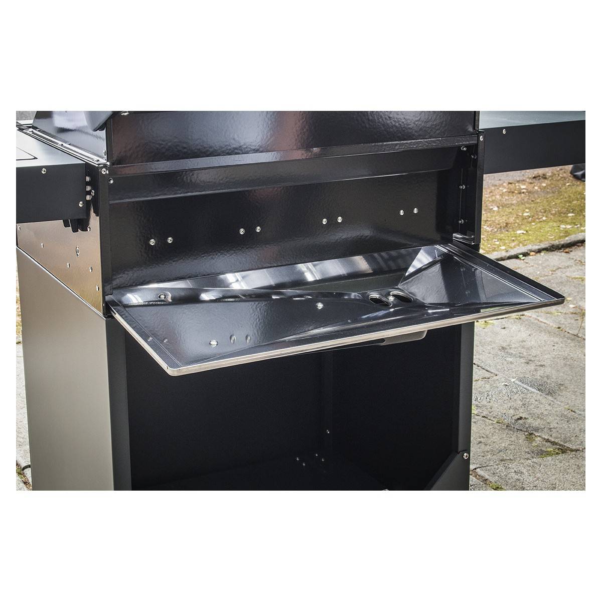 Barbecue à gaz 18.7KW 10 Convives 4 brûleurs + 1 latéral Allumage pièzo 400°C SAHARA X450 Garanti 10 ans Haute Qualité - Image 8