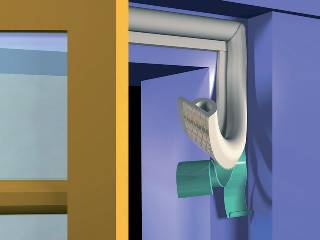 Joint de calfeutrement ELTON - Profil P - Brun - Bobine de 100 m - 600302510 - Image 1