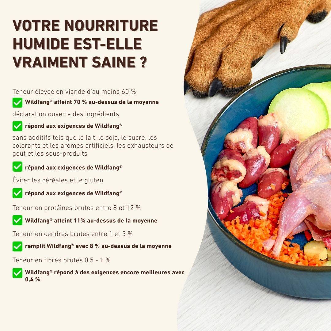 Wildfang - Wildfang - Aliment humide pur bœuf - Qualité BARF - 1 x 400g - Image 8