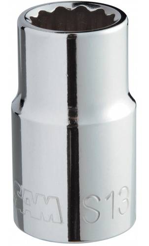Douille courte 1/2'' 12 pans 8mm - SAM OUTILLAGE - S-8 - Image 1