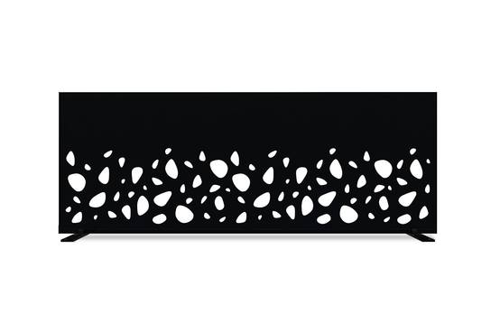 Casanoov Lot de 3 panneaux décoratifs SUNNY Noir H.160 cm motifs côté gauche - Image 8