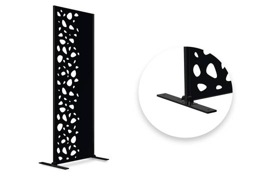 Casanoov Lot de 3 panneaux décoratifs SUNNY Noir H.160 cm motifs côté gauche - Image 3