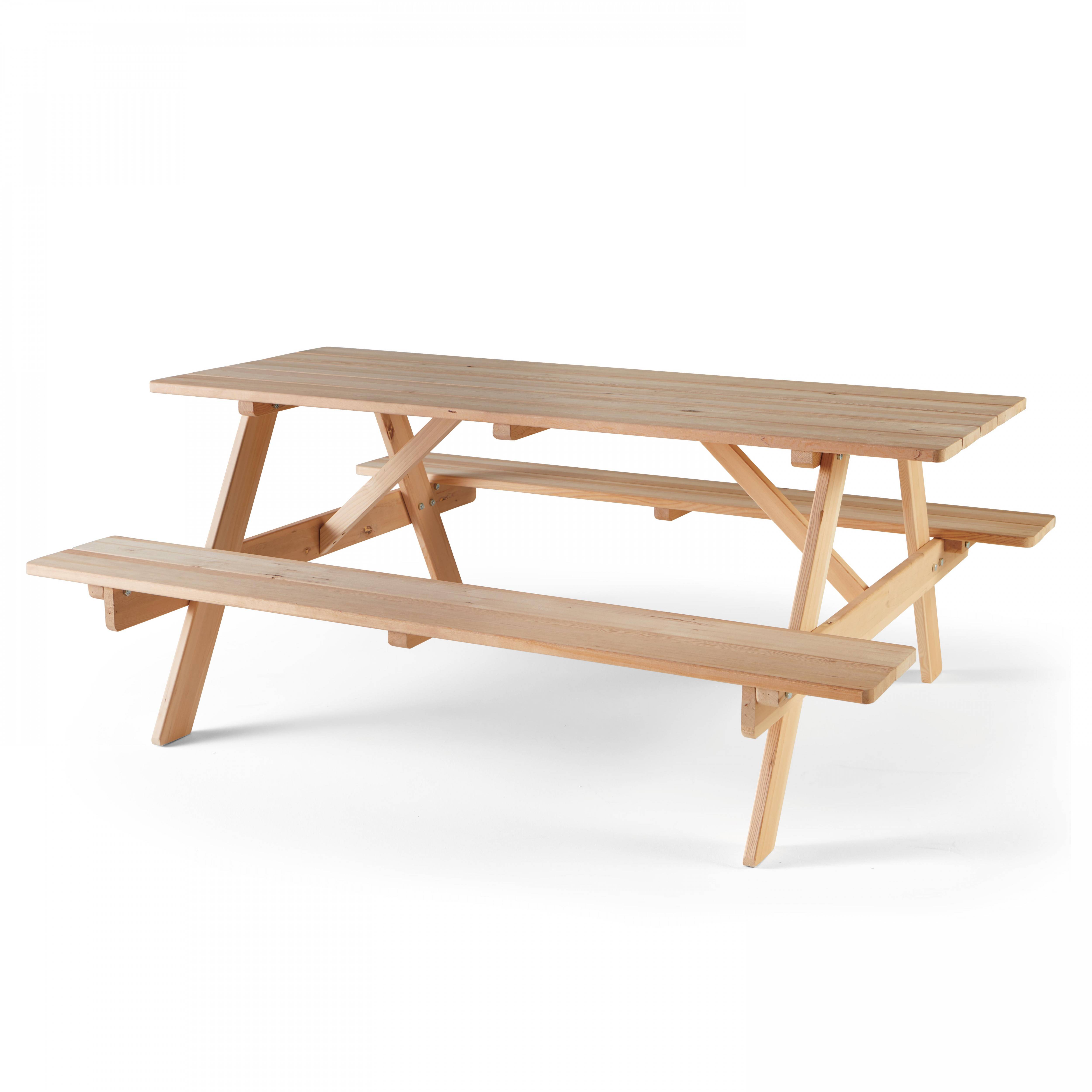 Oviala - Table de pique nique en bois FSC 6 places Norman - Oviala - Image 1