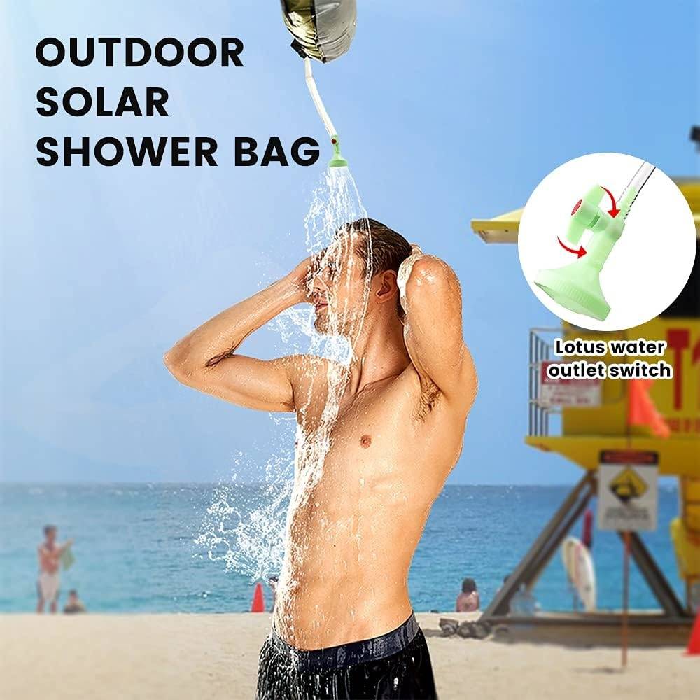 Douche dexterieur-Douche solaire portable 20L avec thermomètre intégré - Living123 - Image 8