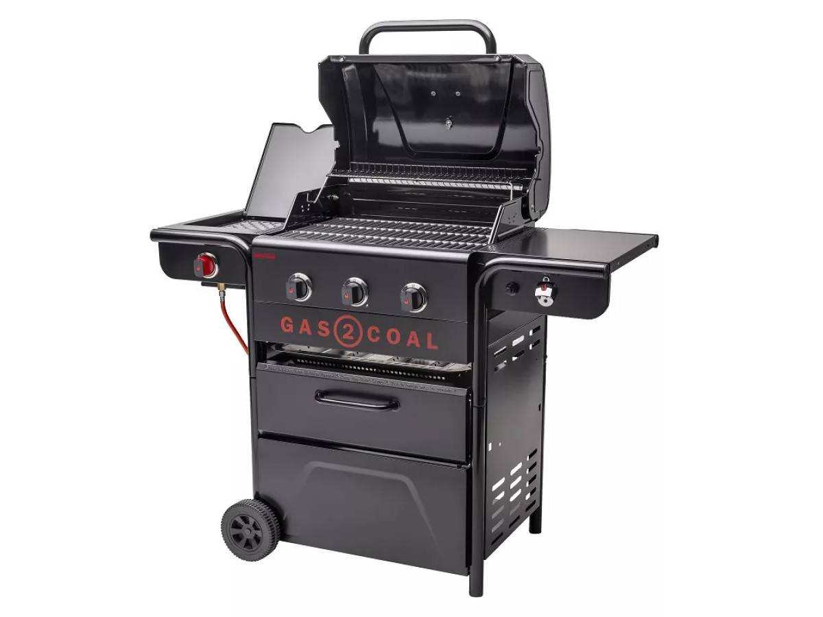Char-broil - Barbecue hybride gaz et charbon Gas2coal Special Edition - 3 brûleurs + Housse de protection - Char-Broil - Image 3