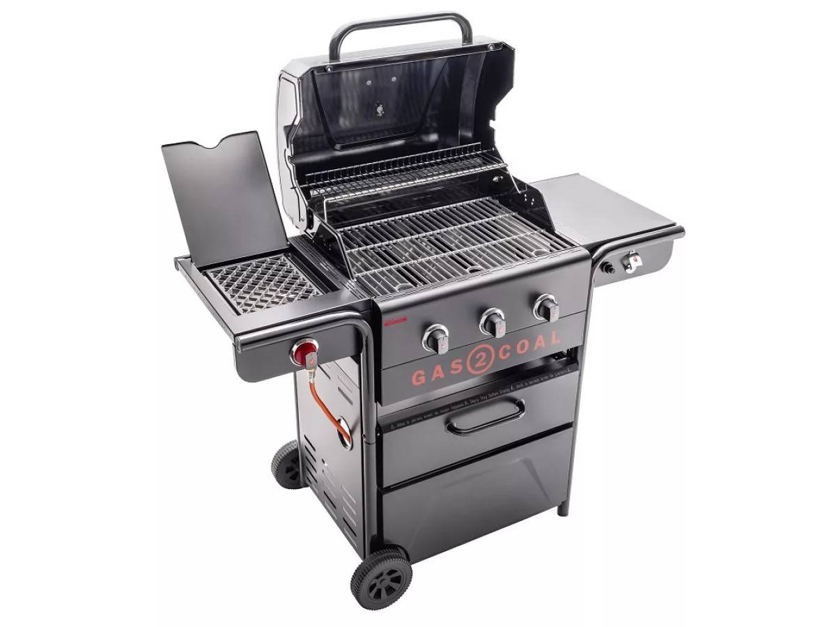 Char-broil - Barbecue hybride gaz et charbon Gas2coal Special Edition - 3 brûleurs + Housse de protection - Char-Broil - Image 4
