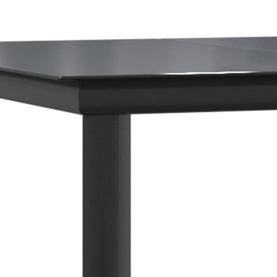 Ensemble Table et Chaises de Jardin 6 Personnes, Fauteuils Multi-positions Résine Tressée Noire, Coussins Crème – ComfortXL Outdoor Living - Image 8