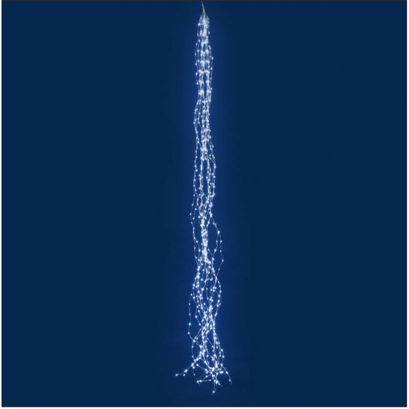 Lotti - Cascade lumineuse LED 2M 15 branches 600 Micro LED blanc froid Lotti - Image 1