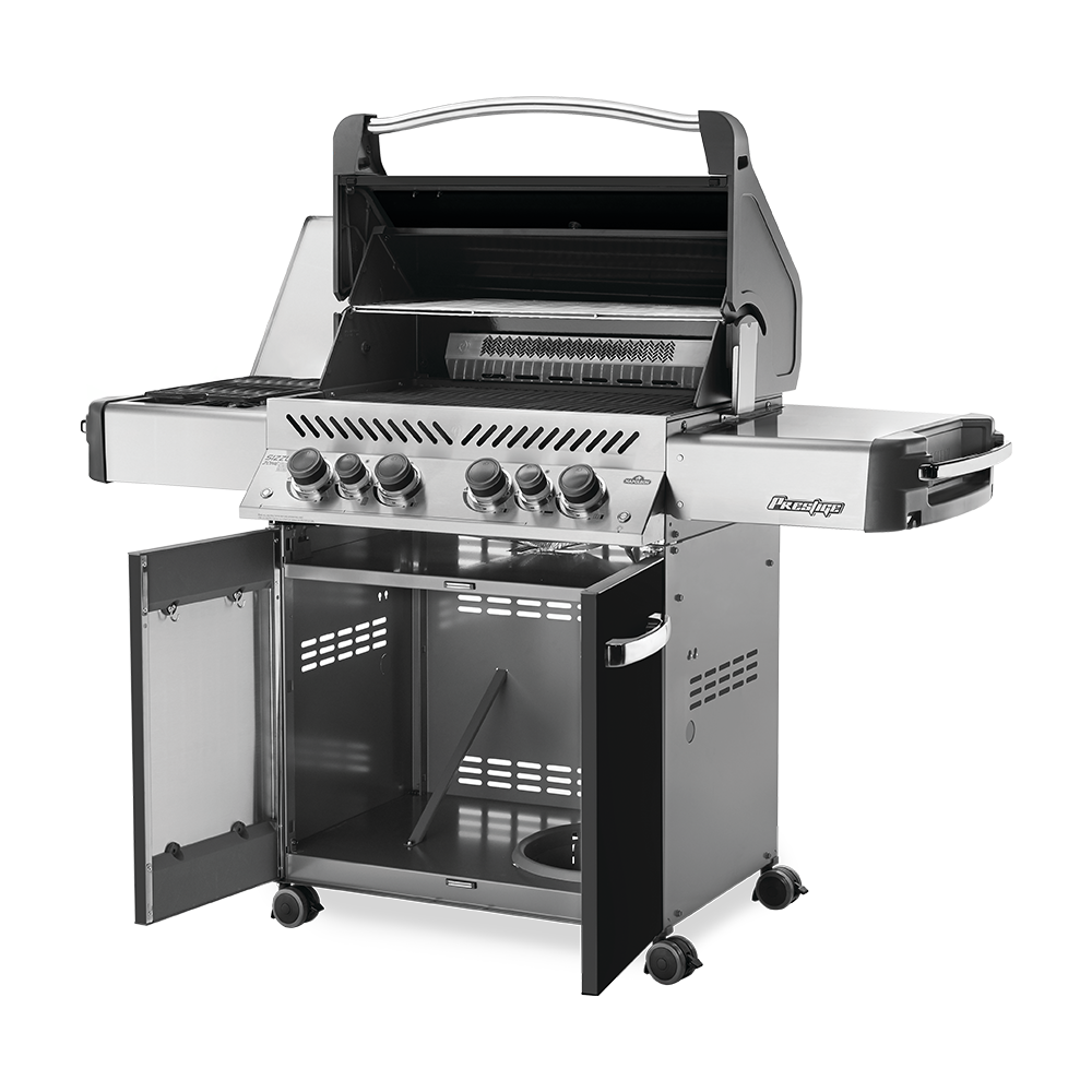 Napoleon - Barbecue à gaz Prestige 500 - Noir + Sizzle Zone + Brûleur arrière - Image 4