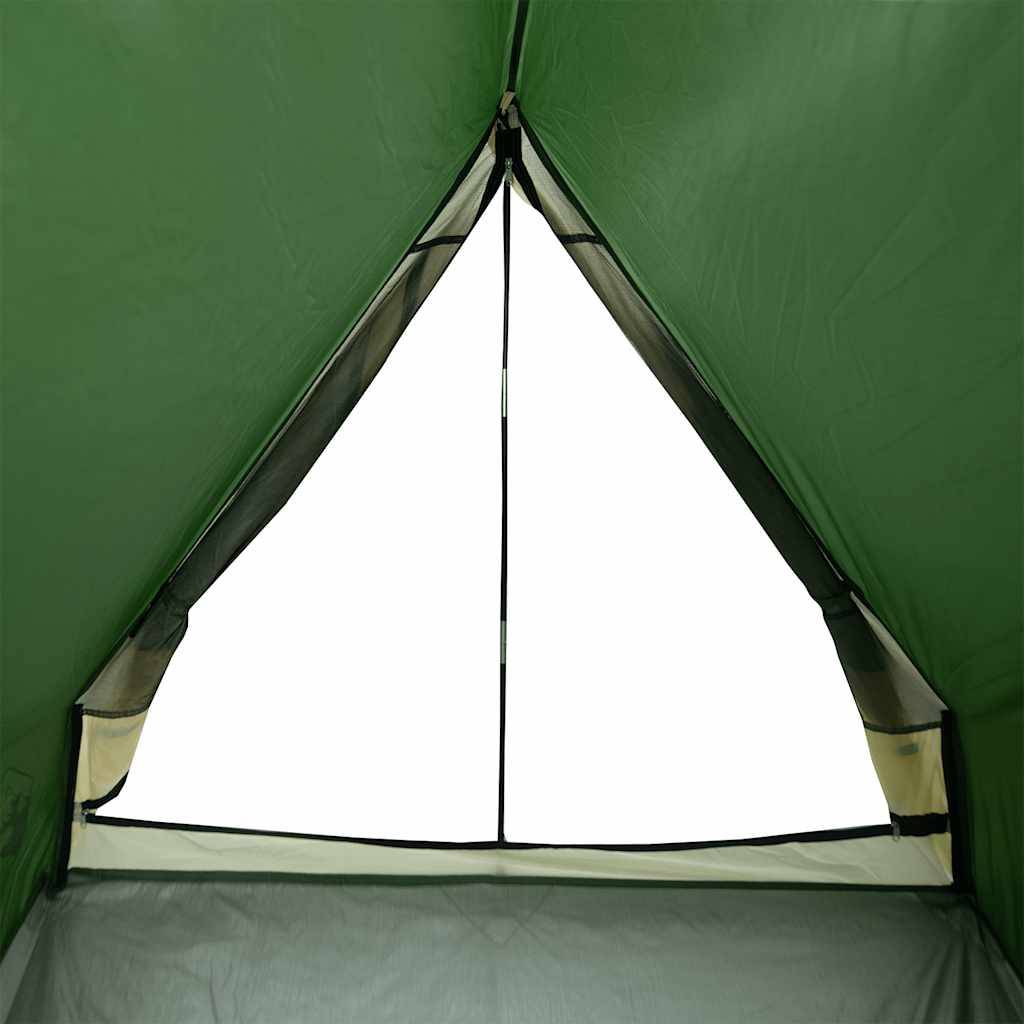 Tente Canadienne 2 Places Polyester Imperméable Légère pour Randonnée Trekking Vert – ComfortXL Outdoor Living - Image 5