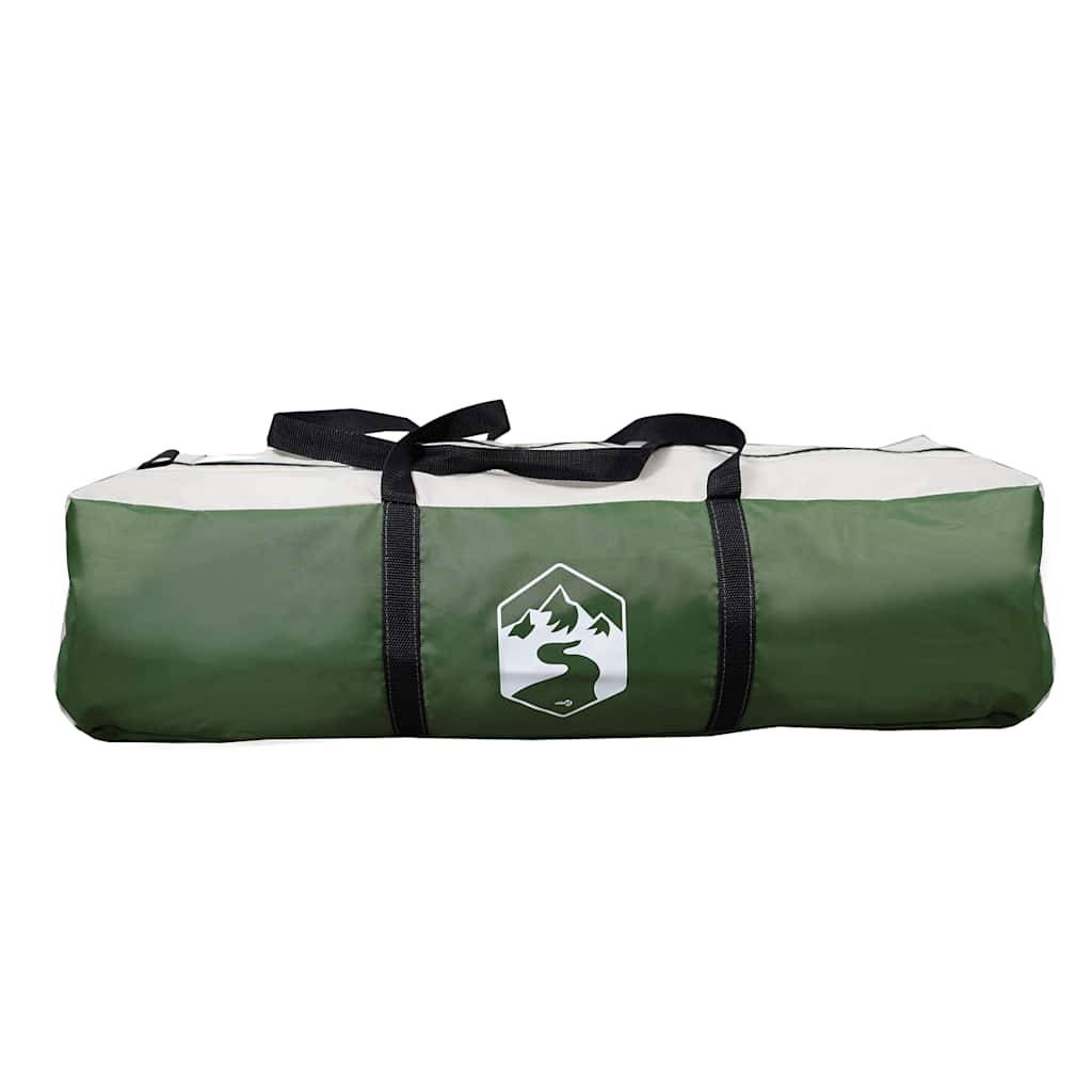 Tente Canadienne 2 Places Polyester Imperméable Légère pour Randonnée Trekking Vert – ComfortXL Outdoor Living - Image 8