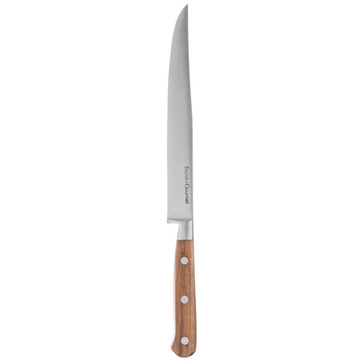 Couteau à trancher acier "Elegancia" lame 20,5cm - 5five - Image 1