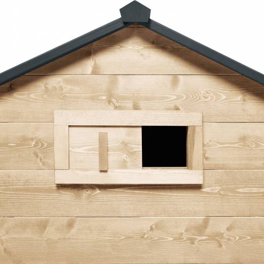 Poulailler bois XXL avec pondoir, rampe, perchoir et toit bitumé - ID Market - Image 9