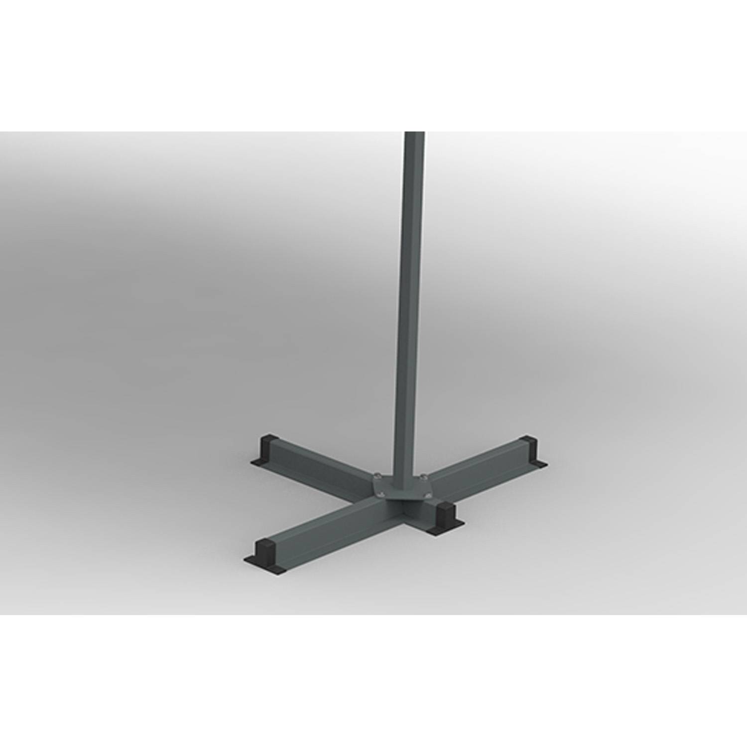 Store banne double pente 4 x 3 m gris ISEO - Image 6