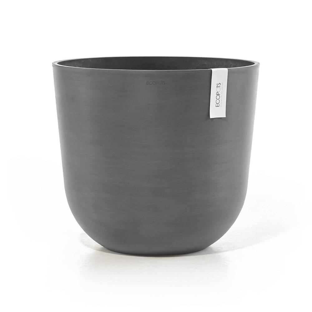 Ecopots - Pot Rond Oslo 45 Gris - Ø 45 x H. 39,2 cm - 46,6 L ECOPOTS - Image 1