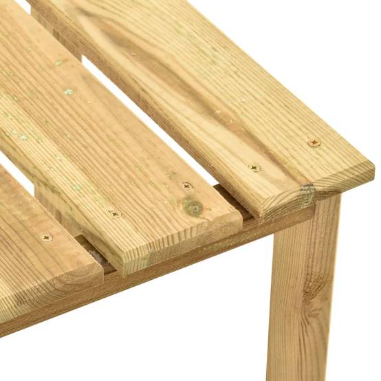 Petite Table d'Appoint de Jardin 30x30cm en Bois de Pin Traité, Idéale à Côté d'un Transat – ComfortXL Outdoor Living - Image 4